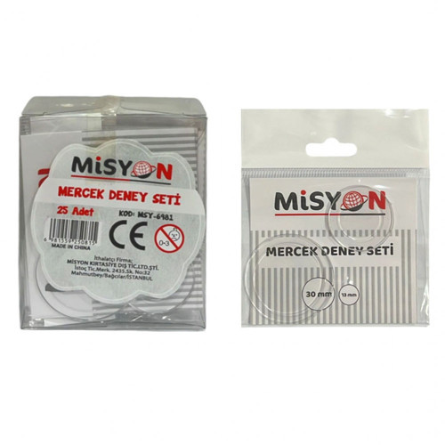 Mercek Deney Seti Msy-6981 (25 Li Paket)