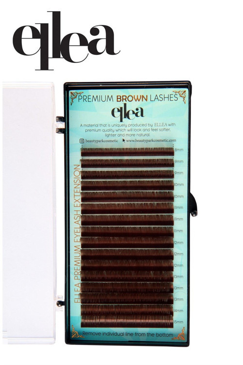 KAHVERENGİ MİX İPEK KİRPİK 0.7 KALINLIK C KIVRIM 8-15 MM BOY ARALIĞI