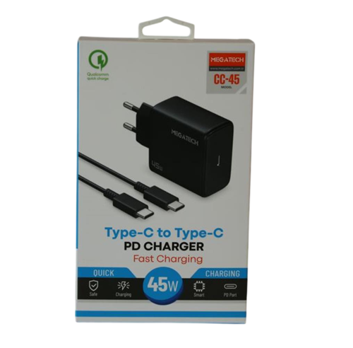(Cc45) 45W Type-C To Type-C Şarj Aleti