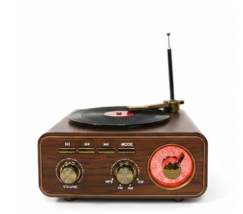 Rt-712 Bluetooth Usb-Micro Plak Görünümlü Nostaljik Radyo
