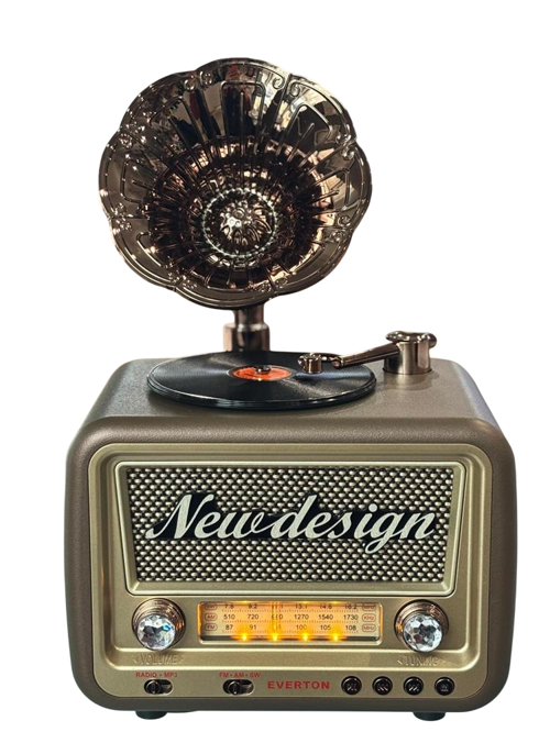 Rt-609 Bluetooth Fm-Usb-Tf-Aux Şarjlı Nostaljik Radyo