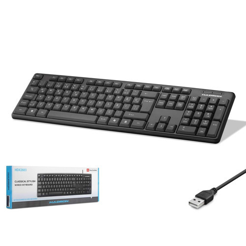 Hdx2603 Kablolu Standart Klavye Siyah