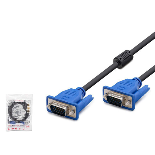 Hdx7848 Vga Kablo Od 6.0 Mm 3+4 10 Metre - Siyah Mavi