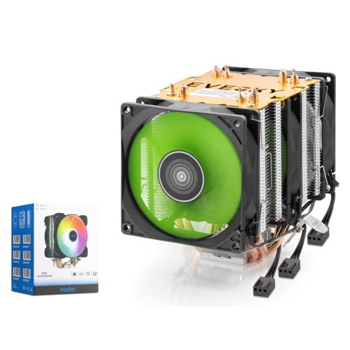Nd2605 Cpu Kule Tipi İşlemci Soğutucu Üç Fanlı 90 Mm Siyah