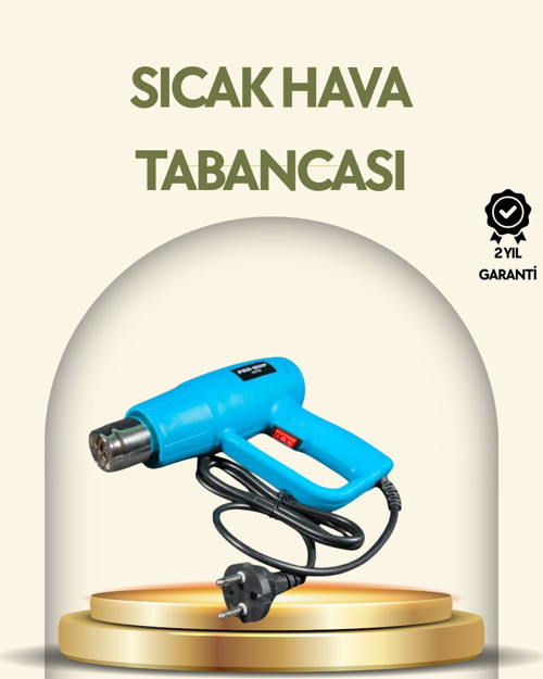 2000W Profesyonel 2 Kademeli Isı Tabancası - Sıcak Hava Üfleyici