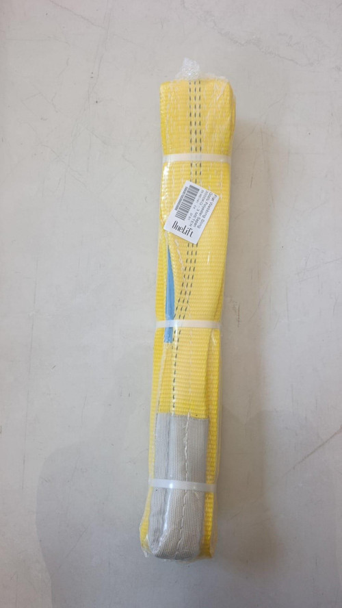 3 METRE 3 TON Çeker SAPAN HALAT Zekioğlu Group Flat Webbing Sling Gözlü Polyester Sapan 3000Kg Taşıma Kapasiteli 3 Me
