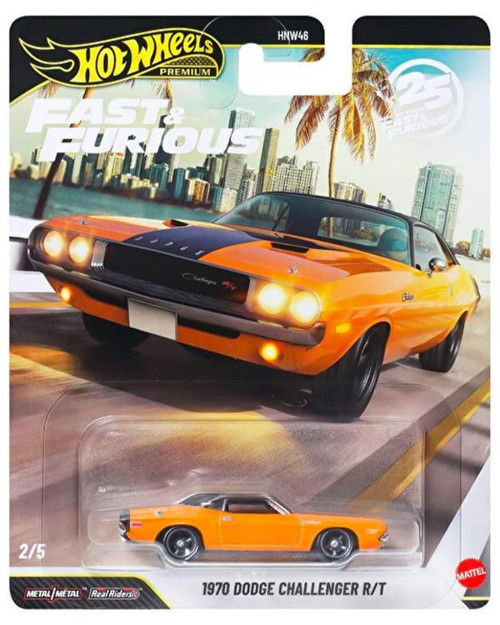 Hot Wheels Premium Fast and Furious 1970 Dodge Challenger RT JHW64