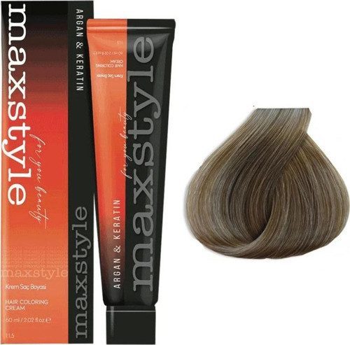 Argan Keratin Saç Boyası 8.1 Açık Küllü Kumral