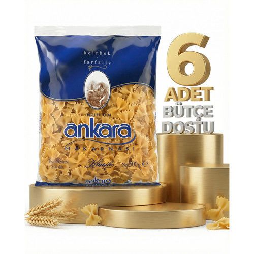 Ankara Kelebek Makarna 6x500 Gr