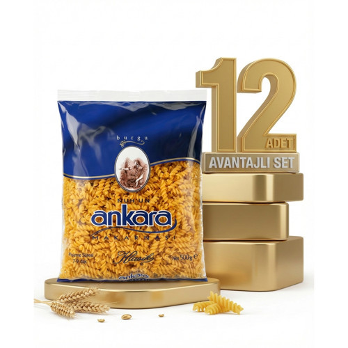 Ankara Burgu Makarna 12x500 Gr