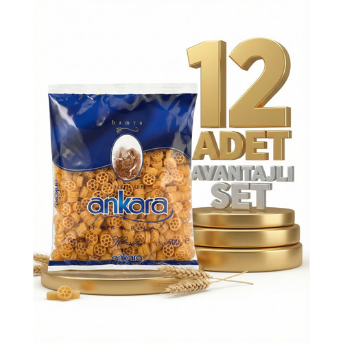 Ankara Makarna Bamya 12x500 Gr