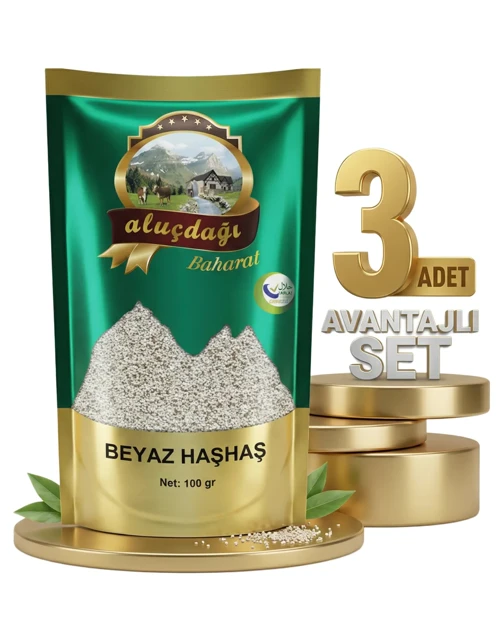 Beyaz Haşhaş 3x100 Gr