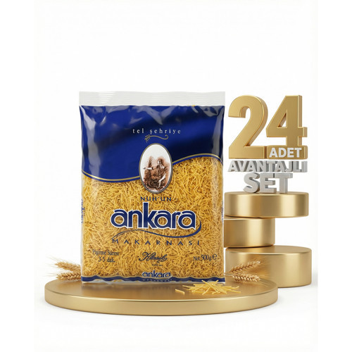 Ankara Makarna Tel Şehriye 24x500 Gr
