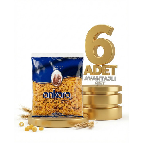 Ankara Yüksük Makarna 6x500 Gr