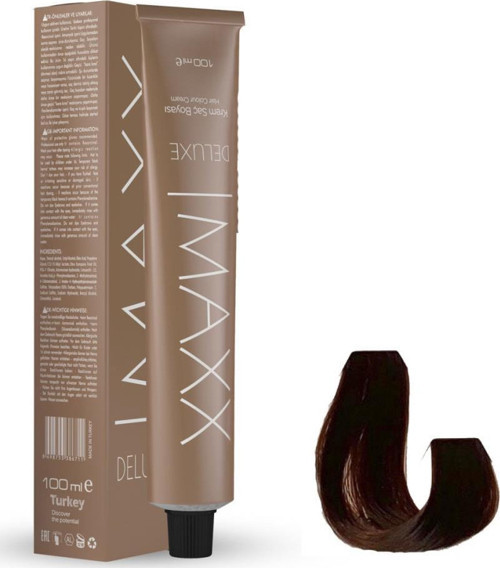 Deluxe Tüp Boya 6.37 Bronz Kahve 60 ml x 4 Adet