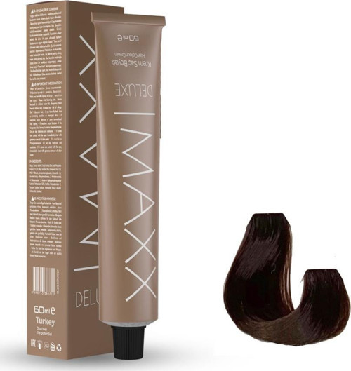 Deluxe Tüp Boya 6.9 Kumral T. 60 ml x 3 Adet + Sıvı Oksidan 3 Adet