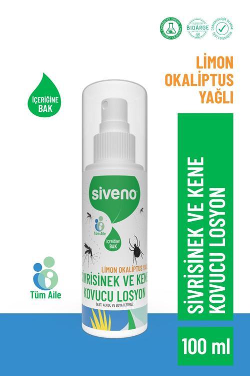 Sivrisinek ve Kene Kovucu Sprey Losyon Bitkisel Tüm Vücut İçin Aile Boy 100 ml