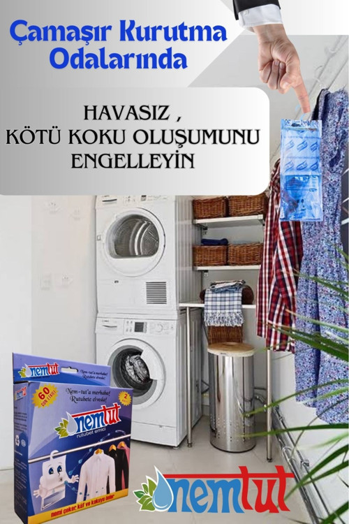 Nem Alıcı Rutubet Önleyici Kötü Koku Giderici Ev Dolap Banyo Depo İçin 2 Kg 4 Paket