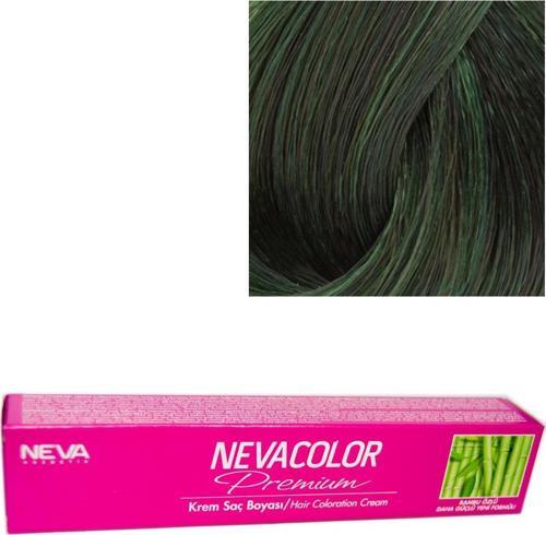 Nevacolor Tüp Boya  0.13 Yoğun Yeşil x 4 Adet + Sıvı Oksidan 4 Adet