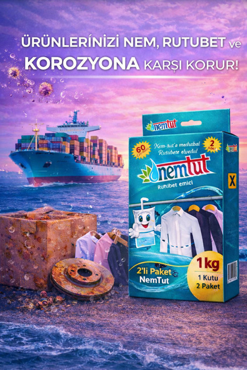Lojistik Nem Rutubet Giderici Korozyon Önleyici Koku Giderici 5 Kutu 10 Paket 5 KG