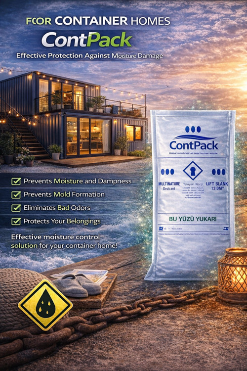 Contpack Absorber Moisture Humidity Preventer Container Anti Condensation Dryer 1 Piece 380 Gr