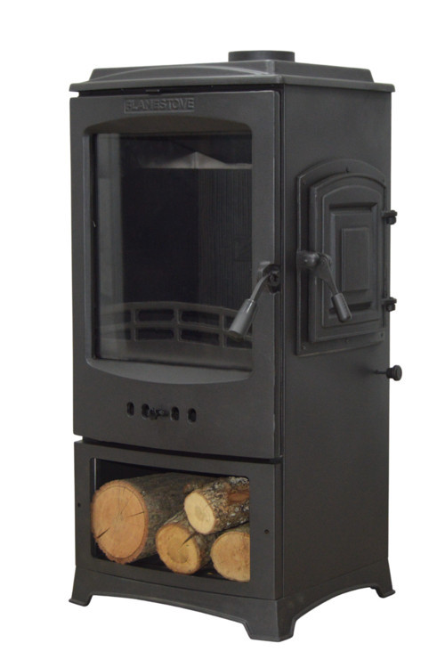 flamestove FS-205-YK LODİ YAN KAPAK ODUN HAZNELİ TEK CAMLI SOBA