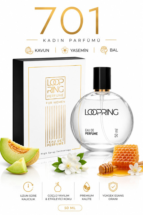 Loopring Perfume W701 EDP Skandelle Floral Kadın Parfüm 50 ML