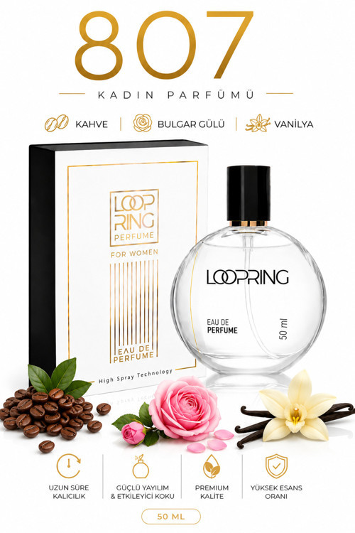 Loopring Perfume 807 Good Grace Kadın Parfüm EDP 50 ML Kalıcı Meyvemsi Çiçeksi