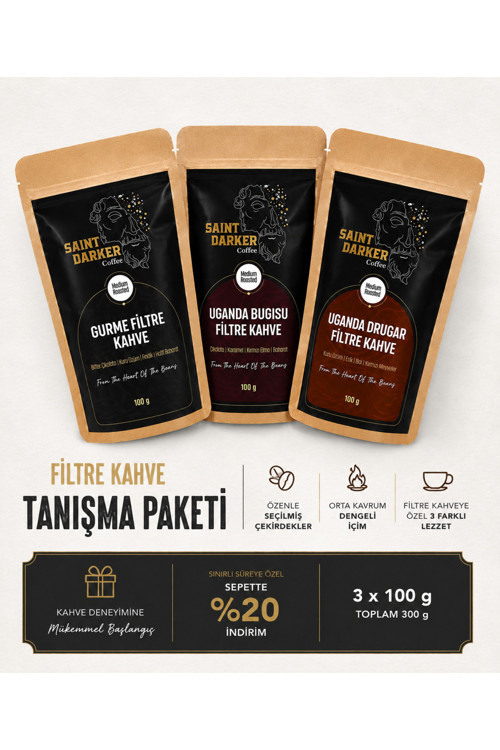 Filtre Kahve Tanışma Paketi 3x100 Gr