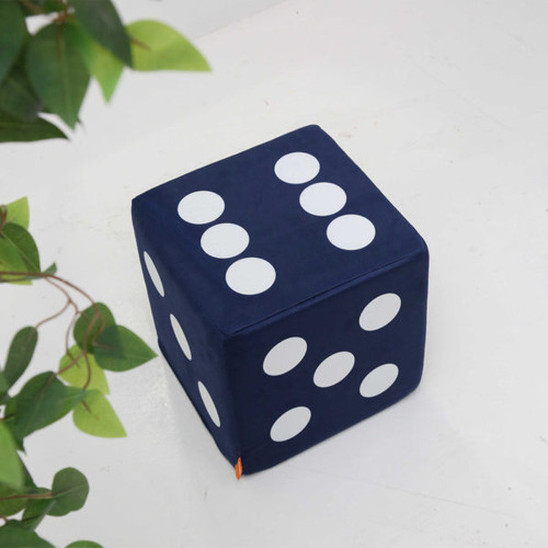 Minderkit Eğitici Zar Minder 33x33 cm - Lacivert | Anaokulu ve Kreş Donanımı-1 Adet