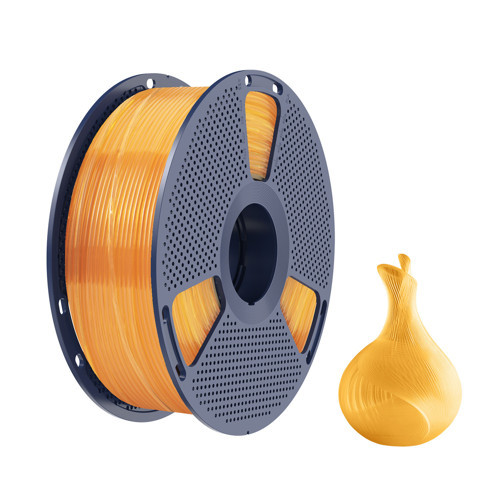 PLA Transparan Şeffaf Filament Turuncu 1.75mm 1kg