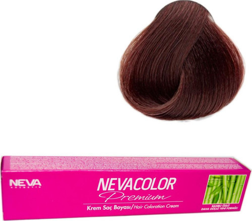 Nevacolor Tüp Boya  5 Açık Kahve  x 2 Adet + Sıvı Oksidan 2 Adet