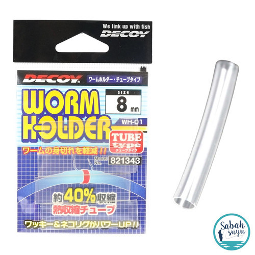 WH-01 Worm Holder Makaron 8mm Şeffaf