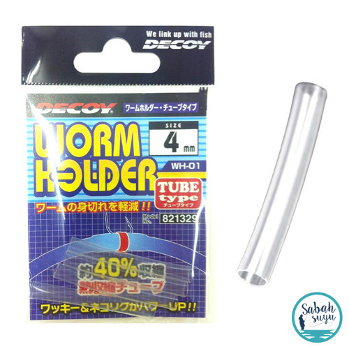 WH-01 Worm Holder Makaron 4mm Şeffaf