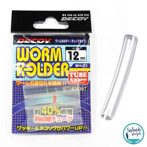 WH-01 Worm Holder Makaron 12mm Şeffaf