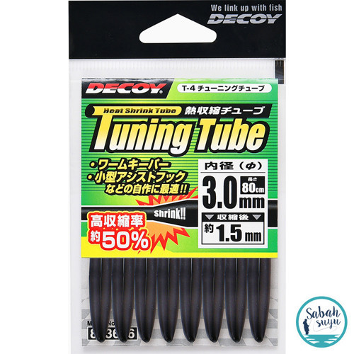 T-4 Tuning Tube Makaron 3.0mm 80cm Siyah