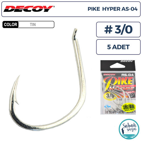 AS-04 Pike Hyper Jigging Asist İğne TIN #3/0 (5 Adet)