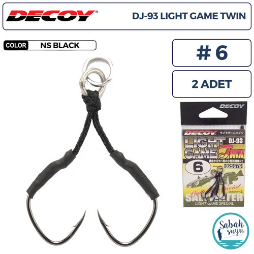 DJ-93 Light Game Çiftli Asist İğnesi #6 (2 Adet)