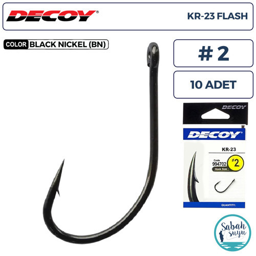 KR-23 Flash Delikli Olta İğnesi BN #2 (10 Adet)
