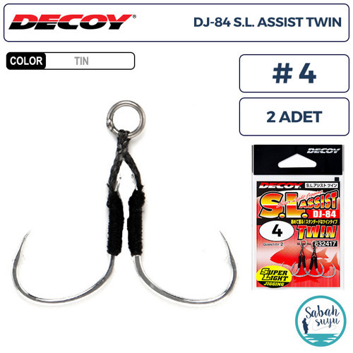 DJ-84 Super Light Çiftli Asist İğnesi #4 (2 Adet)