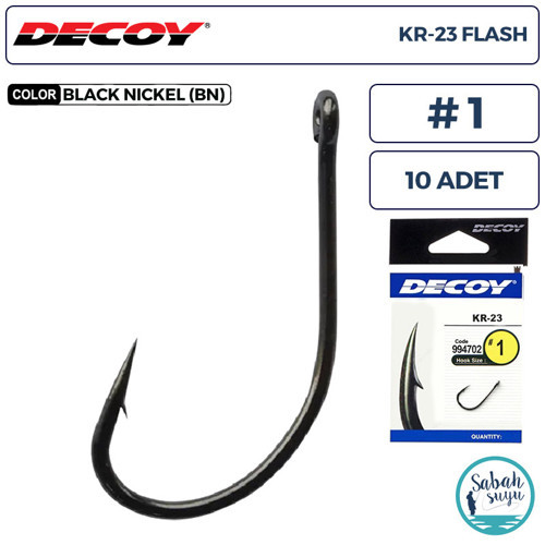 KR-23 Flash Delikli Olta İğnesi BN #1 (10 Adet)