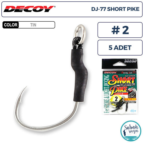 DJ-77 Short Pike Tekli Arka Asist İğnesi #2 (5 Adet)