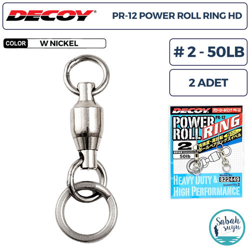 PR-12 Powerroll Ring Halkalı Fırdöndü #2 50lb (2 Adet)