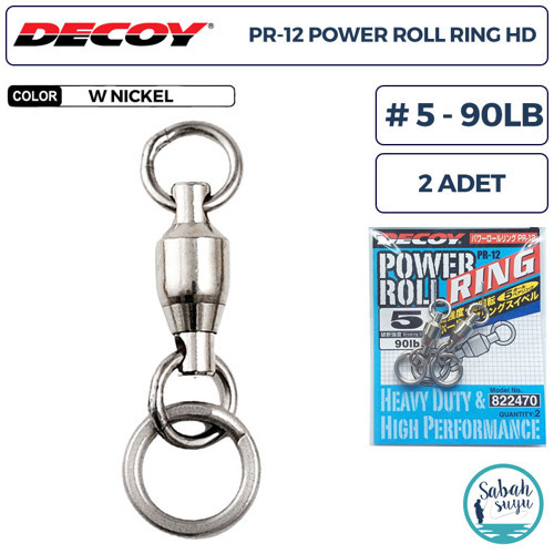 PR-12 Powerroll Ring Halkalı Fırdöndü #5 90lb (2 Adet)