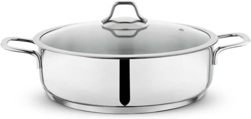 Schafer Held Çelik Basık Tencere-28 Cm-2 Prç.-Inox
