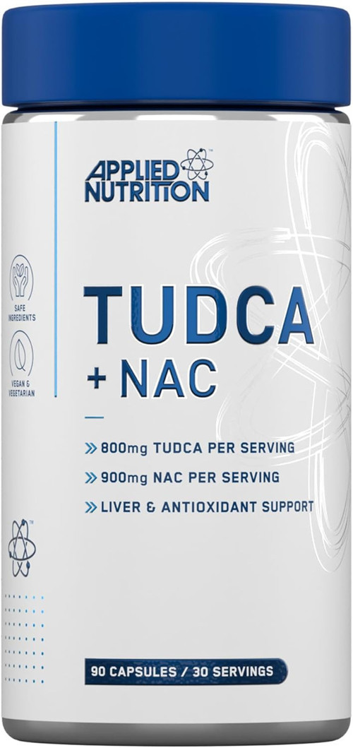 TUDCA + NAC - Liver & Antioxidant Support Bile Salts 800mg Tauroursodeoxycholic Acid 90 Caps