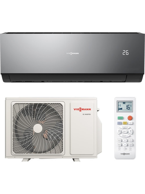 SWAA200MHA035 R32 Vitoclima 200-s/he Trend Black A++ 12000 Btu Inverter Duvar Tipi Klima Montaj Dahil