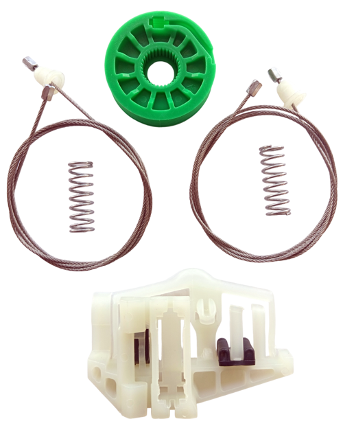 Bmw E90 2005-2012 Uyumlu Arka Sol Kapı Cam Kriko Teli ve Tamir Seti Takımı Kiti