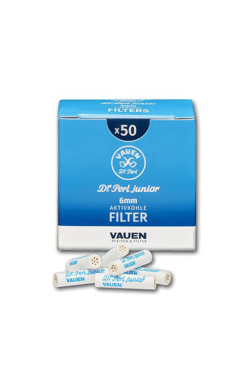 50 lu Dr. Perl Junior Vauen 6 mm. Pipo Filtresi Filitre pp12