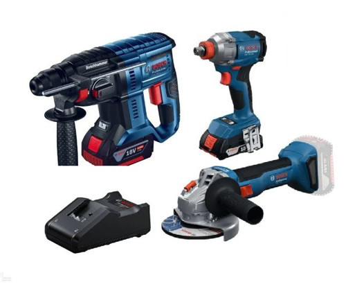 GBH 180 Lİ + GDX 18V-285 + GWS 18V-8 + GBA 18v 4.0 Ah Akü x 2